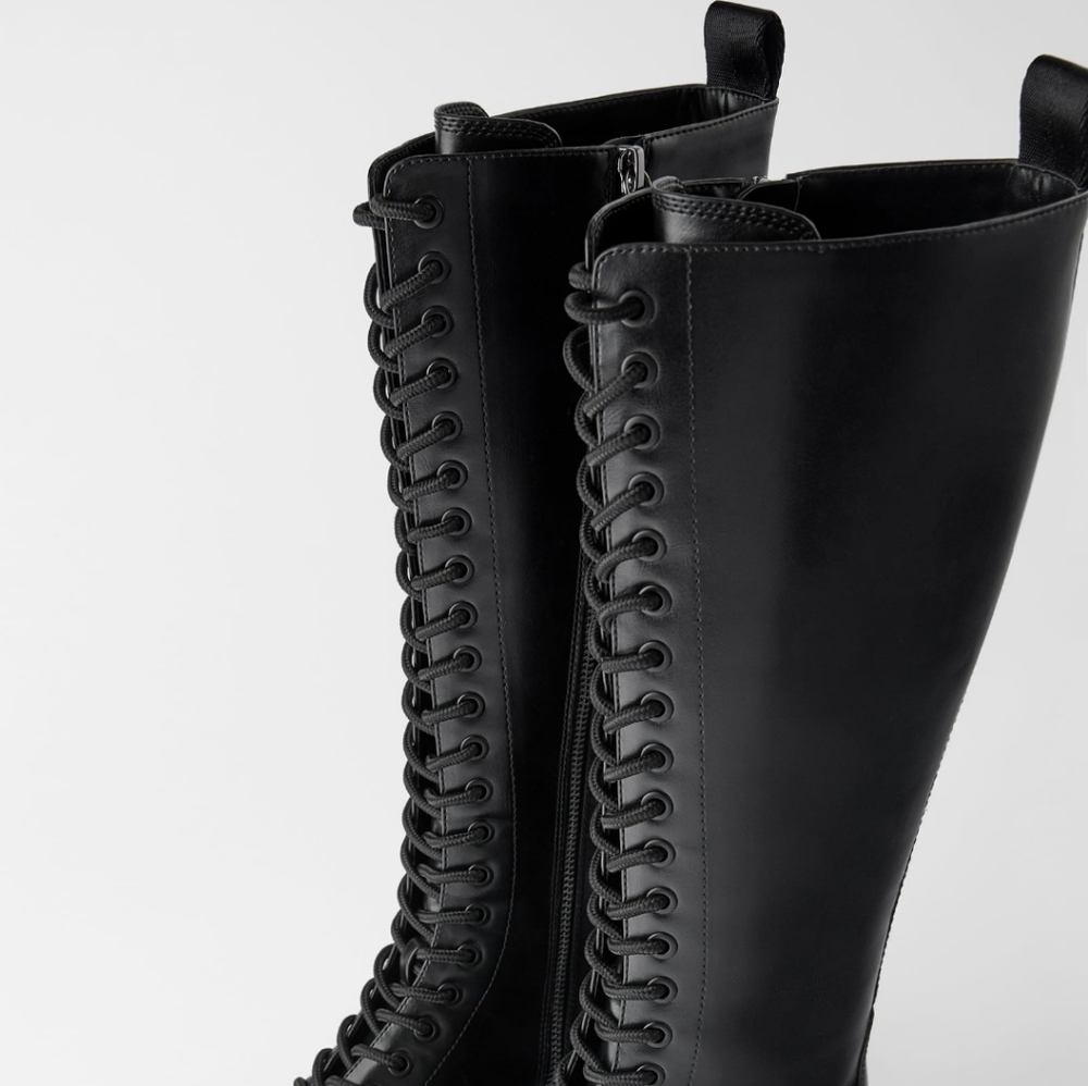 Tall combat boots - Picture 5 of 7